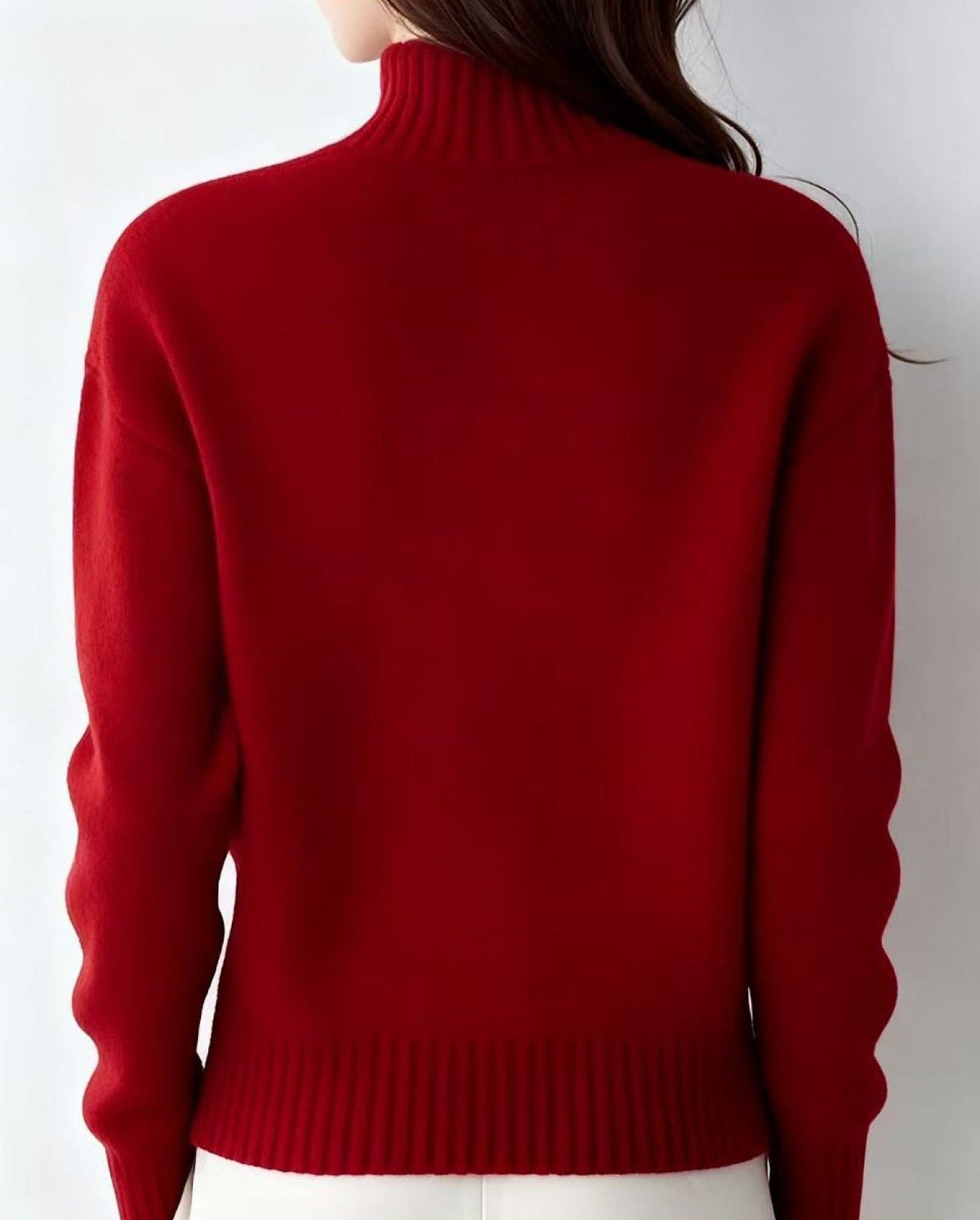Women's Stand Collar Knit Cardigan with Button Front, view 3