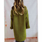 Women's Chunky Knit Cardigan with Front Pockets, view 4
