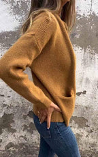 Women's Chunky Zip-Up Knit Cardigan with Front Pockets, view 7