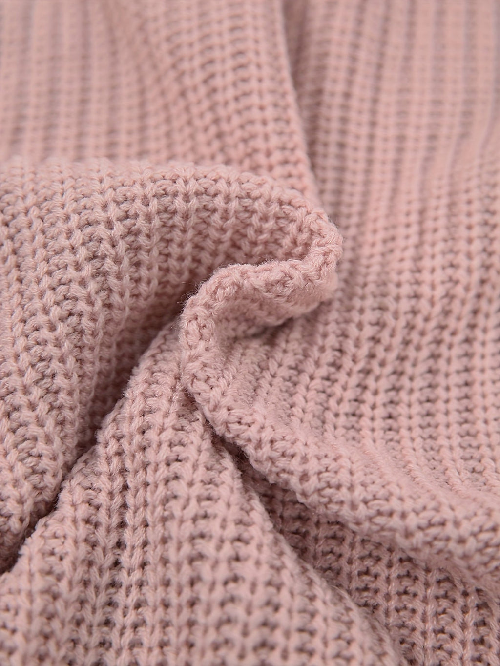 Women's Oversized Ribbed Turtleneck Knit Dress, view 2