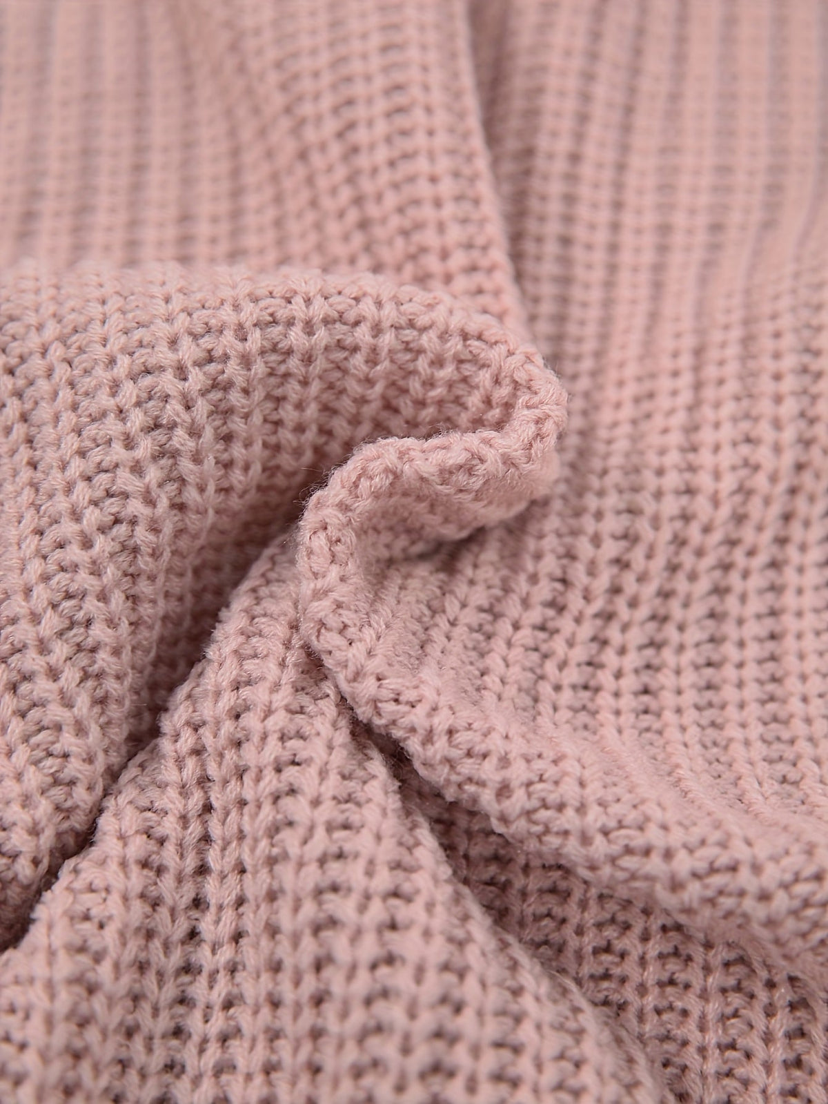 Women's Oversized Ribbed Turtleneck Knit Dress, view 2